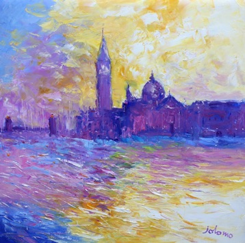 Morninglight San Giorgio Maggiore Venice 30x30